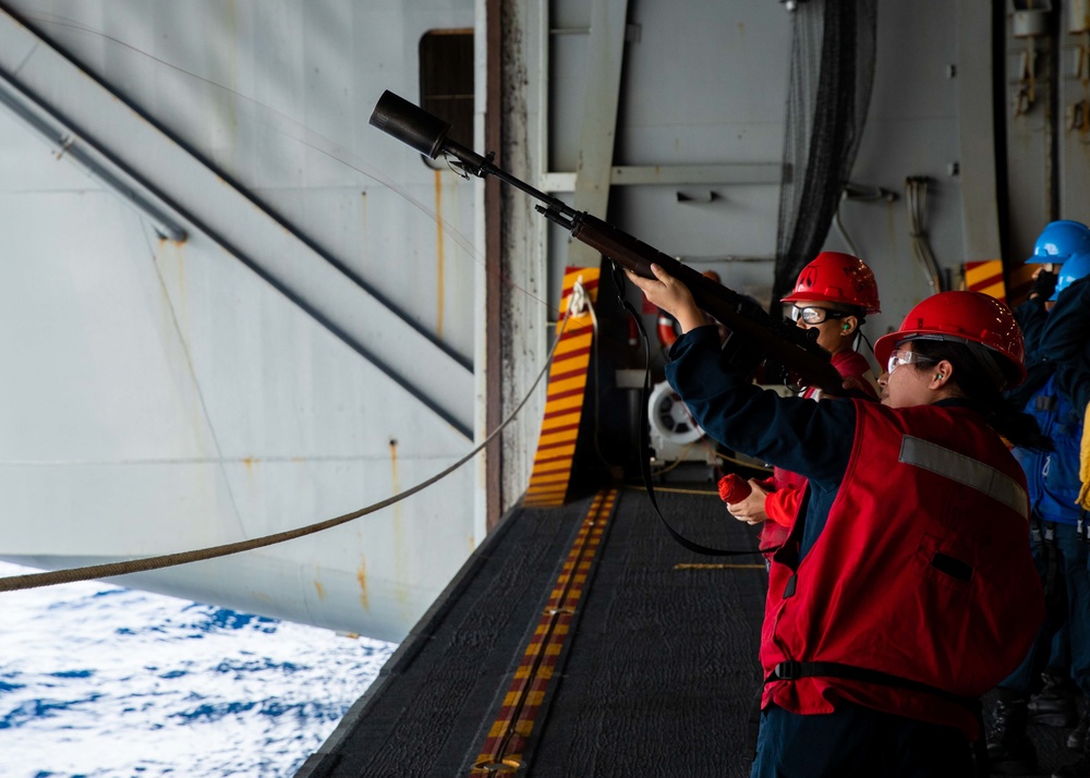 Daily operations aboard USS George H.W. Bush (CVN 77)