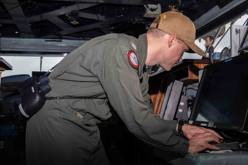 Daily Operations Onboard USS George H.W. Bush (CVN 77)