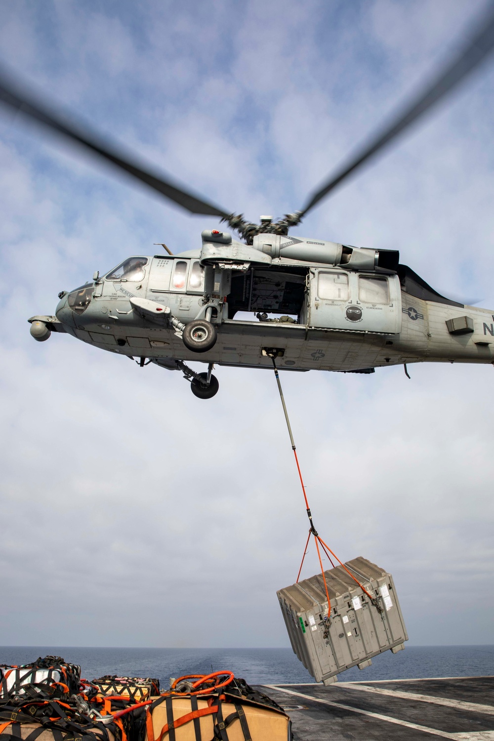 Replenishment-at-sea aboard USS George H.W. Bush (CVN 77)