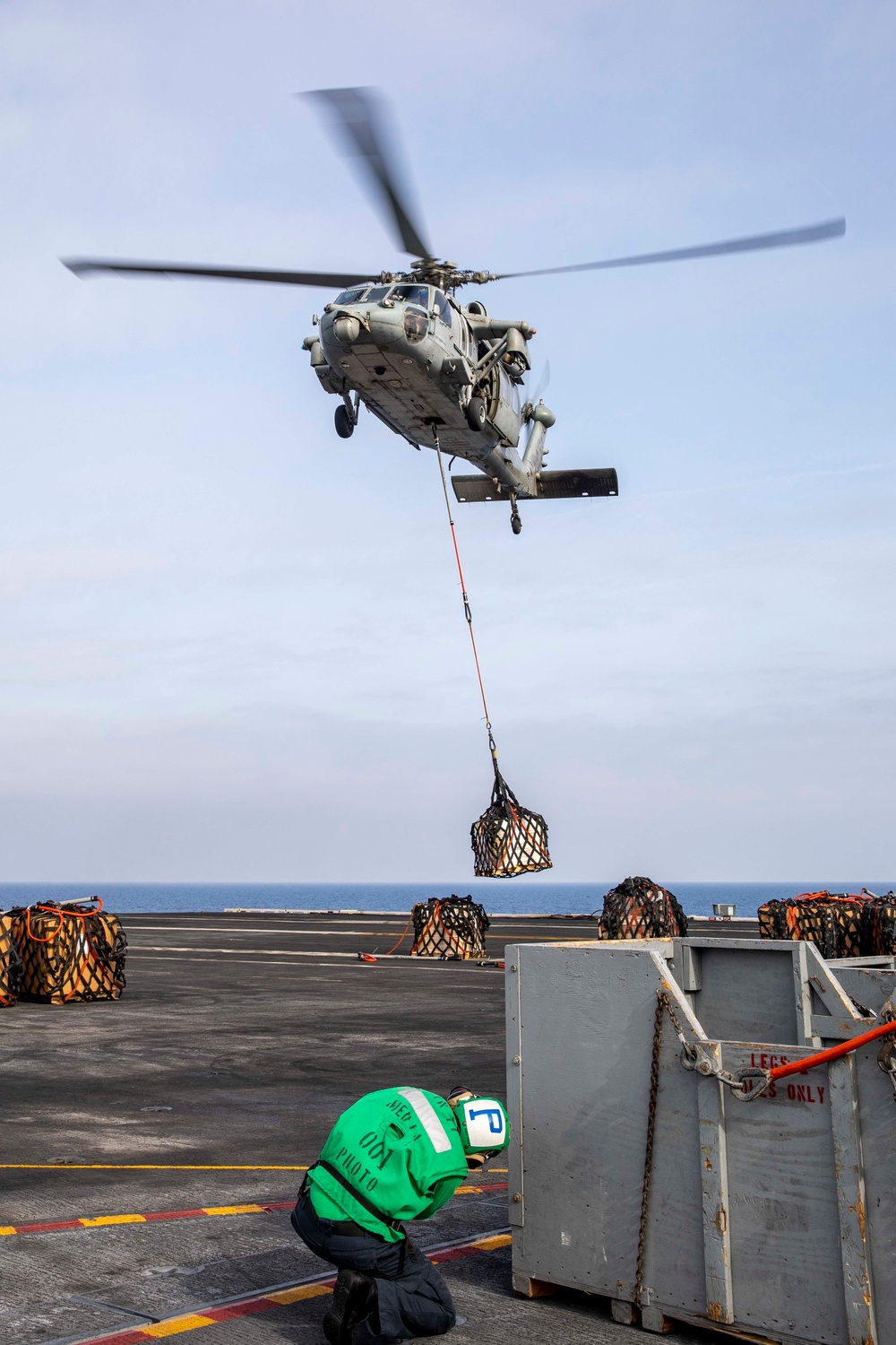 Replenishment-at-sea aboard USS George H.W. Bush (CVN 77)