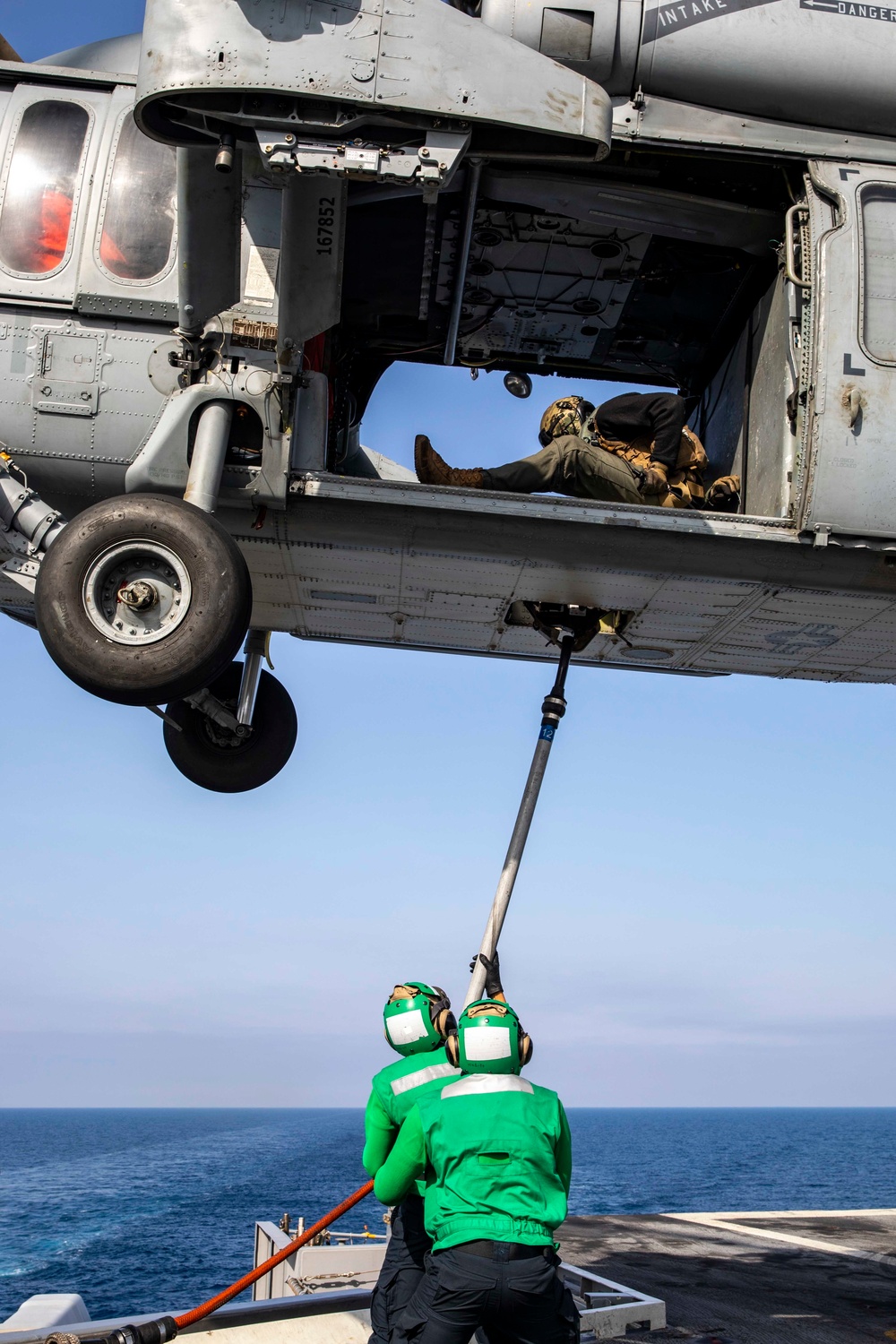 Replenishment-at-sea aboard USS George H.W. Bush (CVN 77)