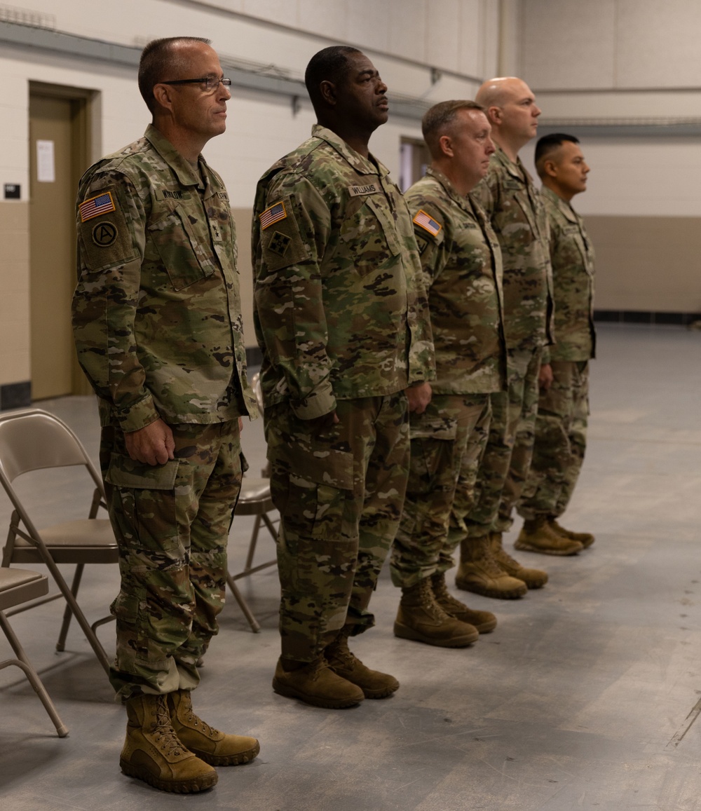 387th Military Police Company Conducts Color Casing Ceremony