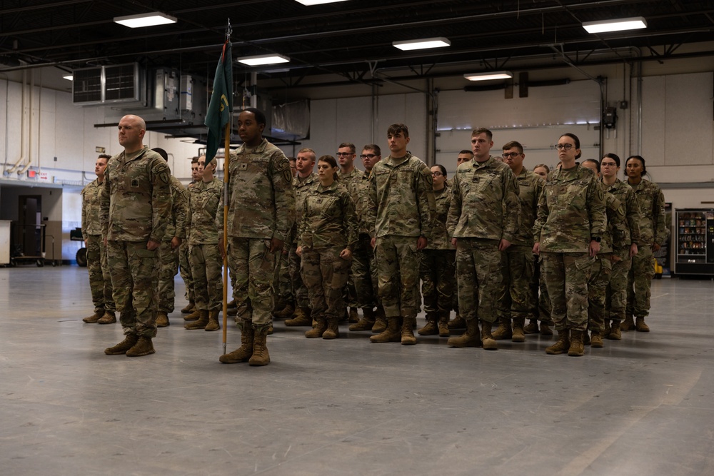 387th Military Police Company Conducts Color Casing Ceremony