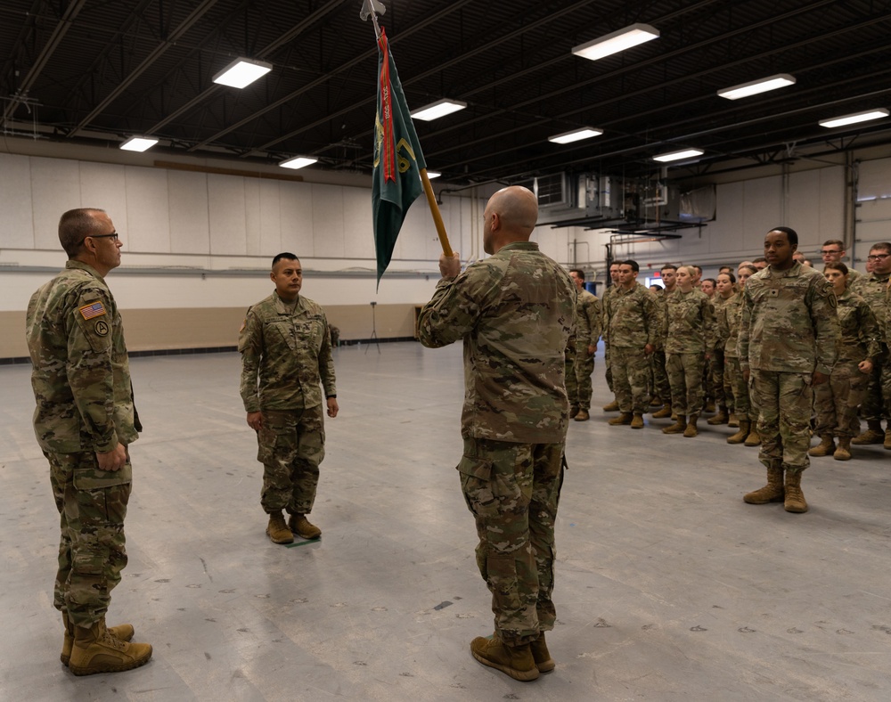 387th Military Police Company Conducts Color Casing Ceremony