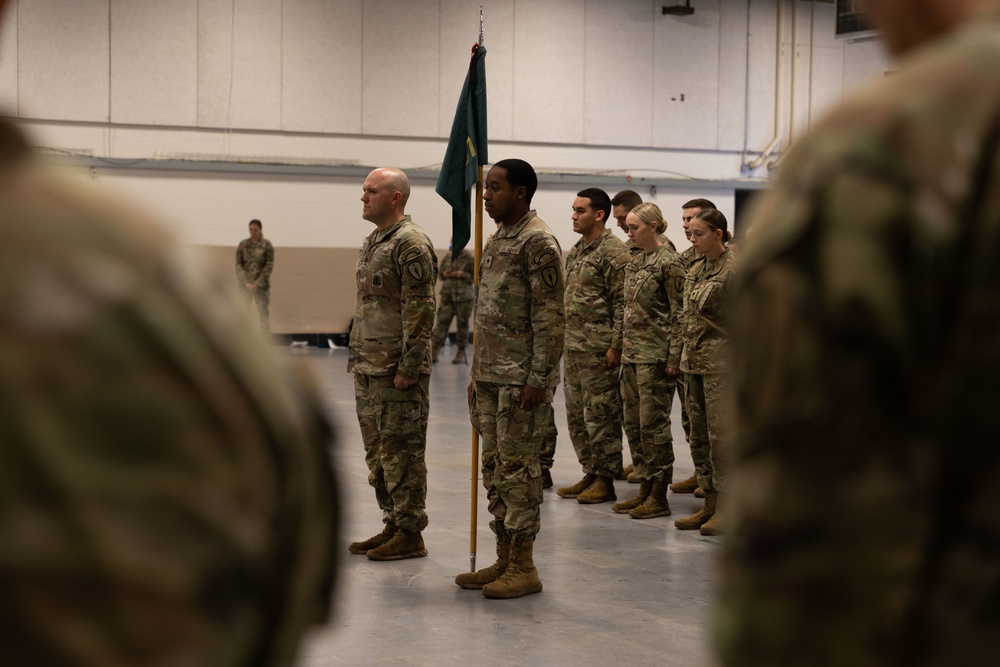 387th Military Police Company Conducts Color Casing Ceremony