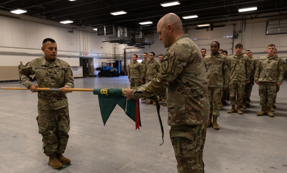 387th Military Police Company Conducts Color Casing Ceremony