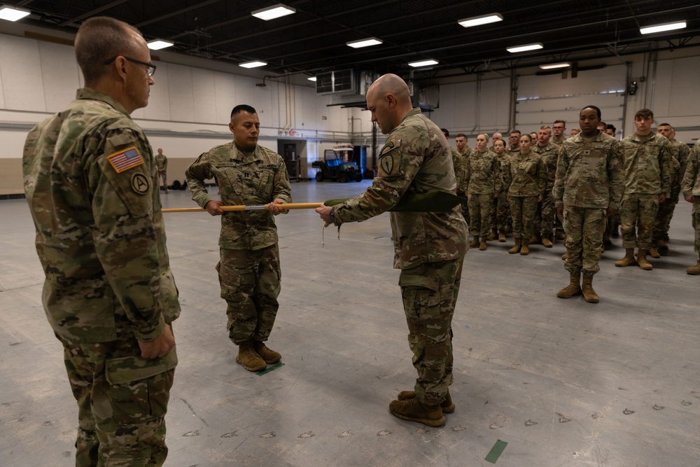 387th Military Police Company Conducts Color Casing Ceremony