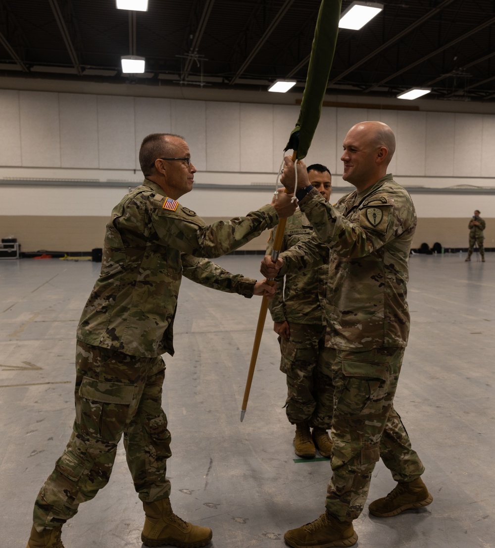 387th Military Police Company Conducts Color Casing Ceremony