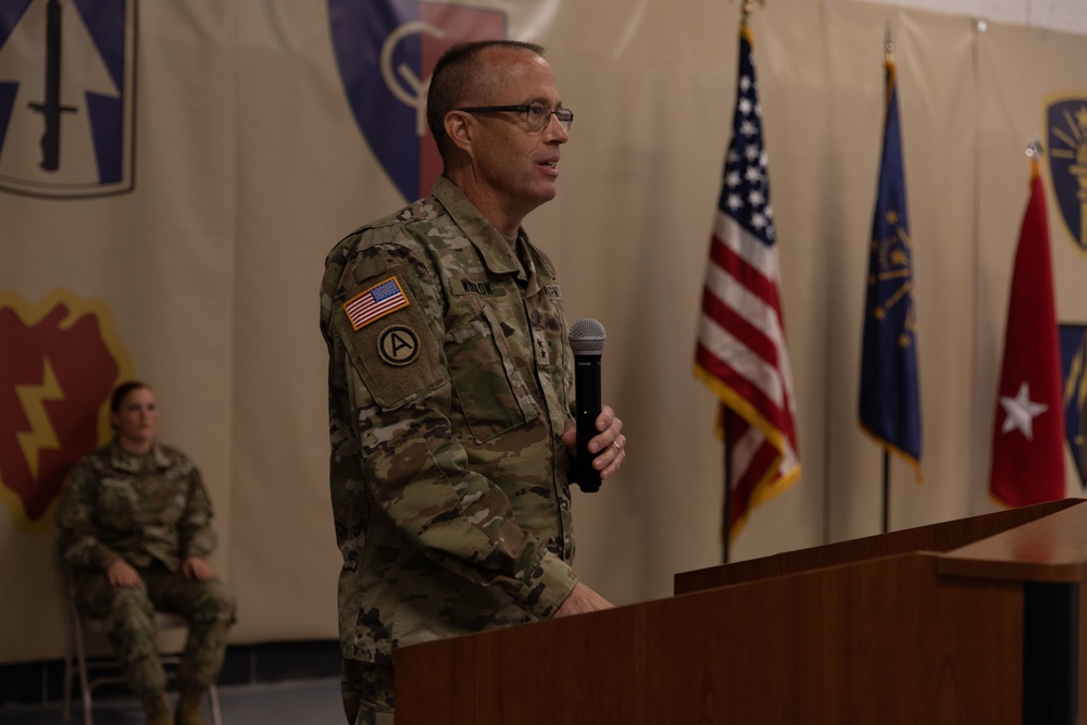 387th Military Police Company Conducts Color Casing Ceremony