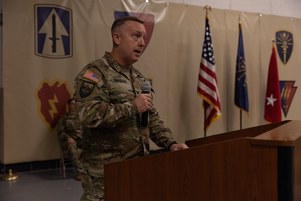 387th Military Police Company Conducts Color Casing Ceremony