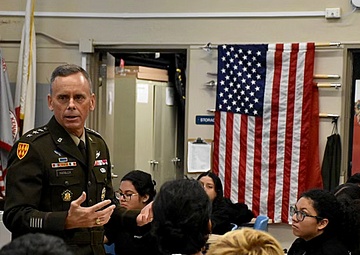 Karbler tells JROTC cadets to “go do it”