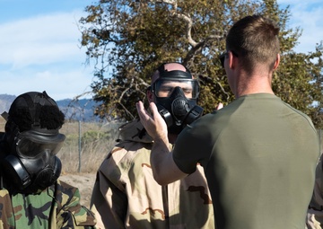 HQ Bn. Marines endure CBRN defense training