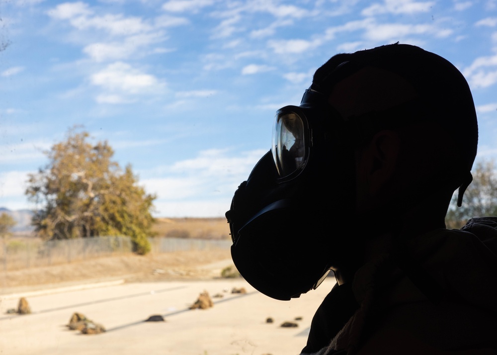 HQ Bn. Marines endure CBRN defense training