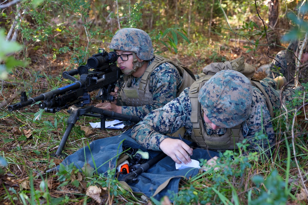 II Marine Expeditionary Force Support Battalion Conducts M240B Practical Application