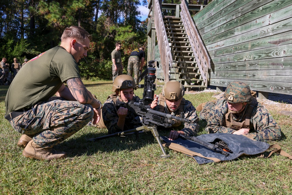 II Marine Expeditionary Force Support Battalion Conducts M240B Practical Application