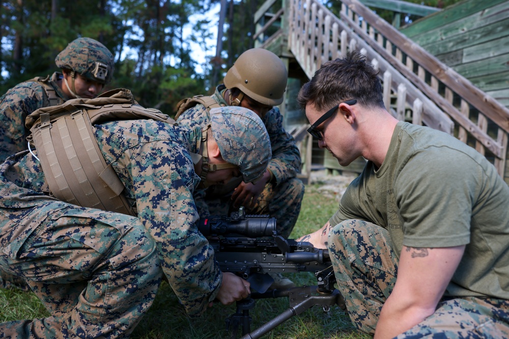 II Marine Expeditionary Force Support Battalion Conducts M240B Practical Application