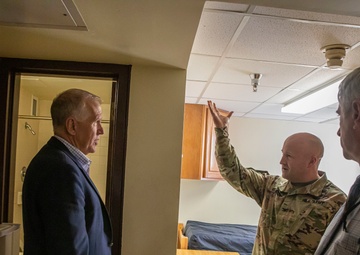 U.S. Senator Thom Tillis visits Fort Bragg to discuss installation’s facilities