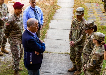 U.S. Senator Thom Tillis visits Fort Bragg to discuss installation’s facilities