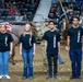 1st Infantry Division Commanding General's Mounted Color Guard participate in Professional Armed Forces Rodeo