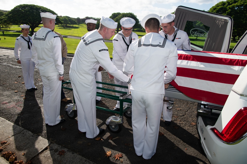 Interment for USS Oklahoma sailor accounted for from WWII – F2c Richard E. Casto