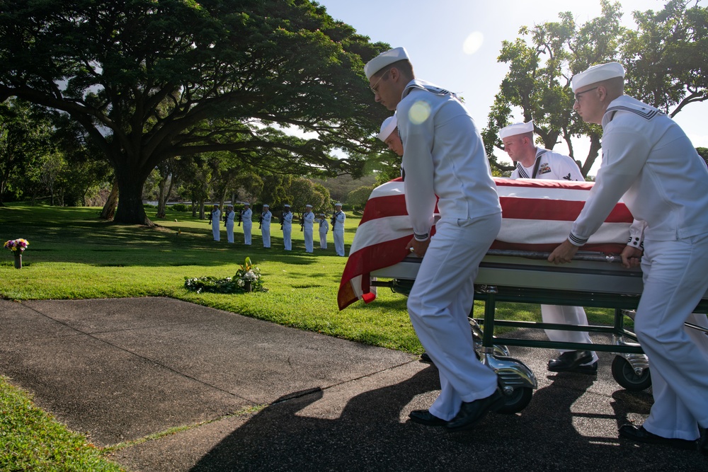 Interment for USS Oklahoma sailor accounted for from WWII – F2c Richard E. Casto