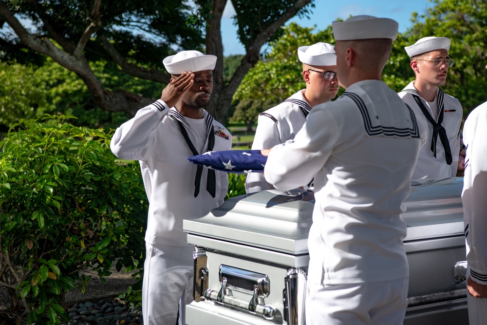 Interment for USS Oklahoma sailor accounted for from WWII – F2c Richard E. Casto