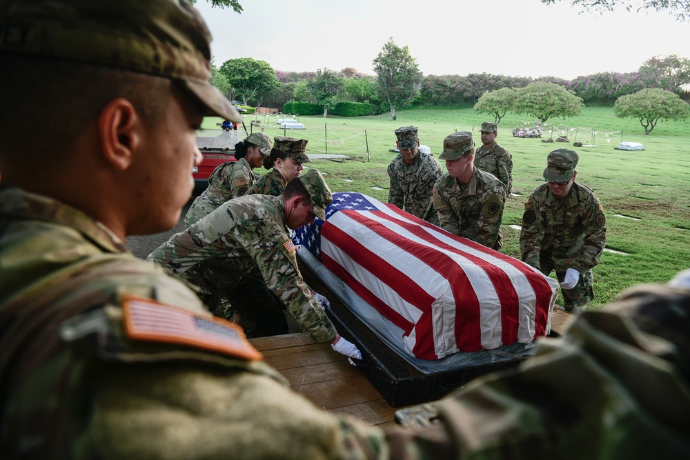 Defense POW/MIA Accounting Agency disinterment