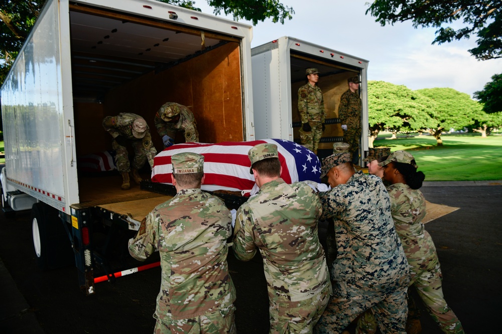Defense POW/MIA Accounting Agency disinterment