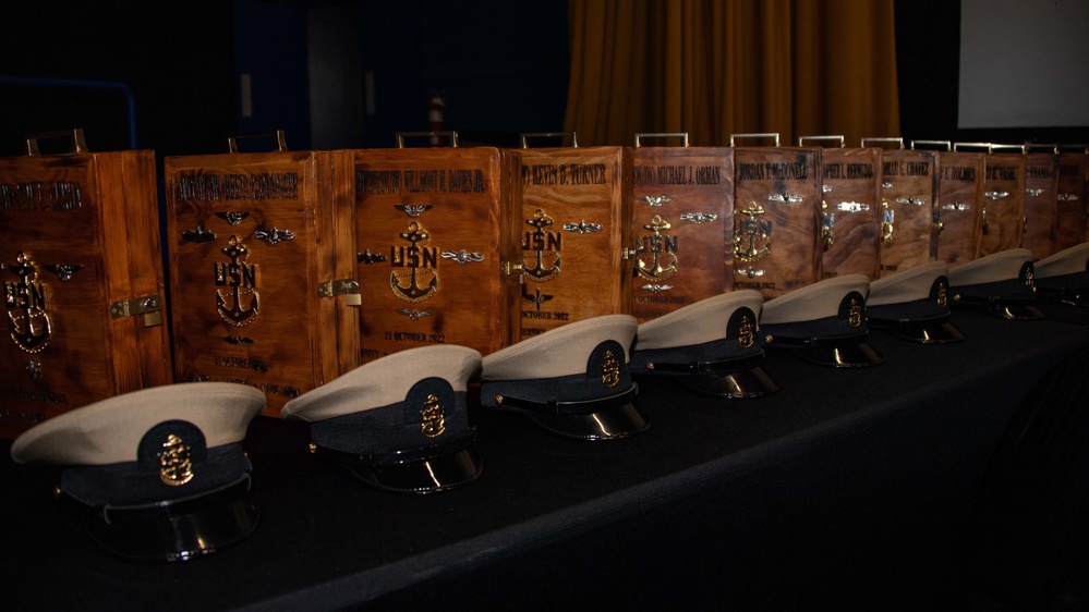 USS Essex Chief Pinning Ceremony