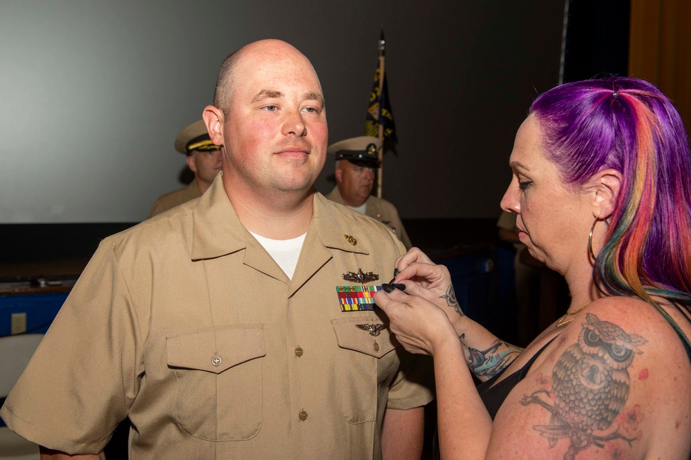 USS Essex Chief Pinning Ceremony
