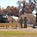 Army Reserve combat engineers with 461st Engineer Company support Fort McCoy troop project