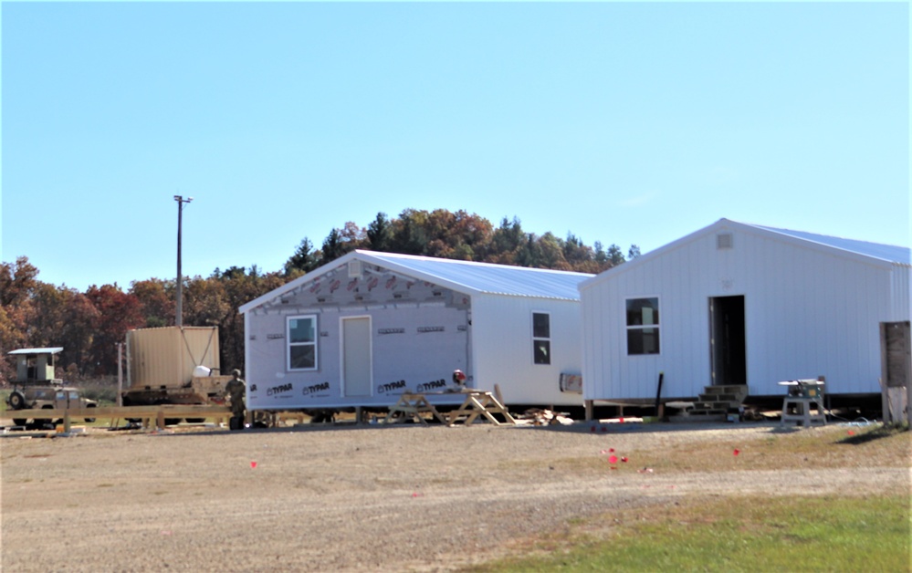 Army Reserve combat engineers with 461st Engineer Company support Fort McCoy troop project