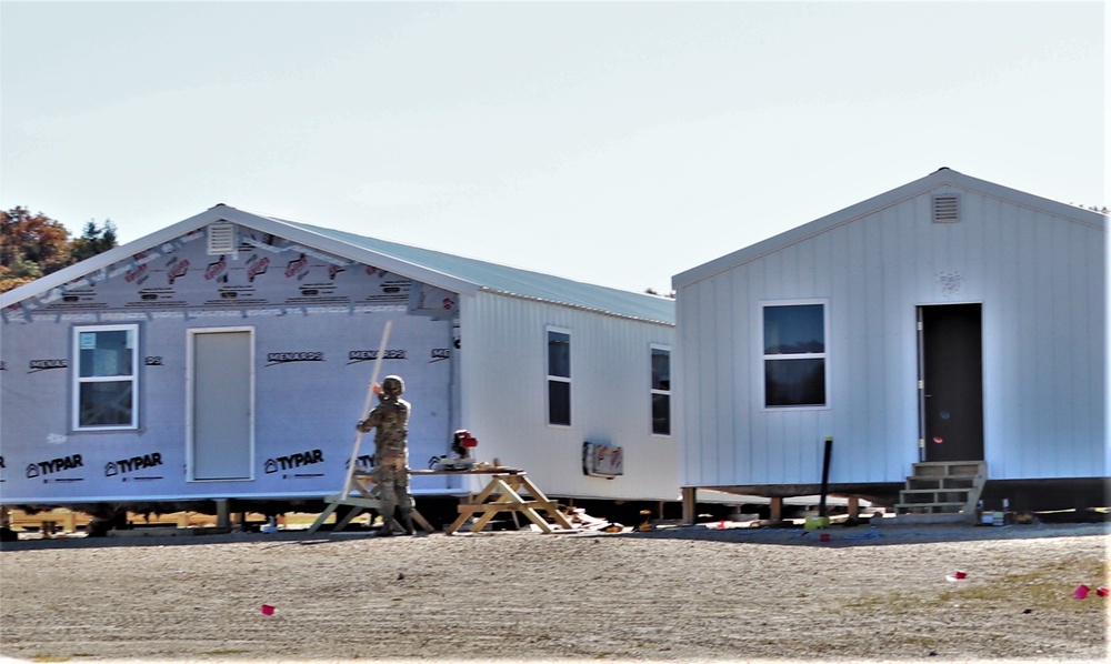 Army Reserve combat engineers with 461st Engineer Company support Fort McCoy troop project