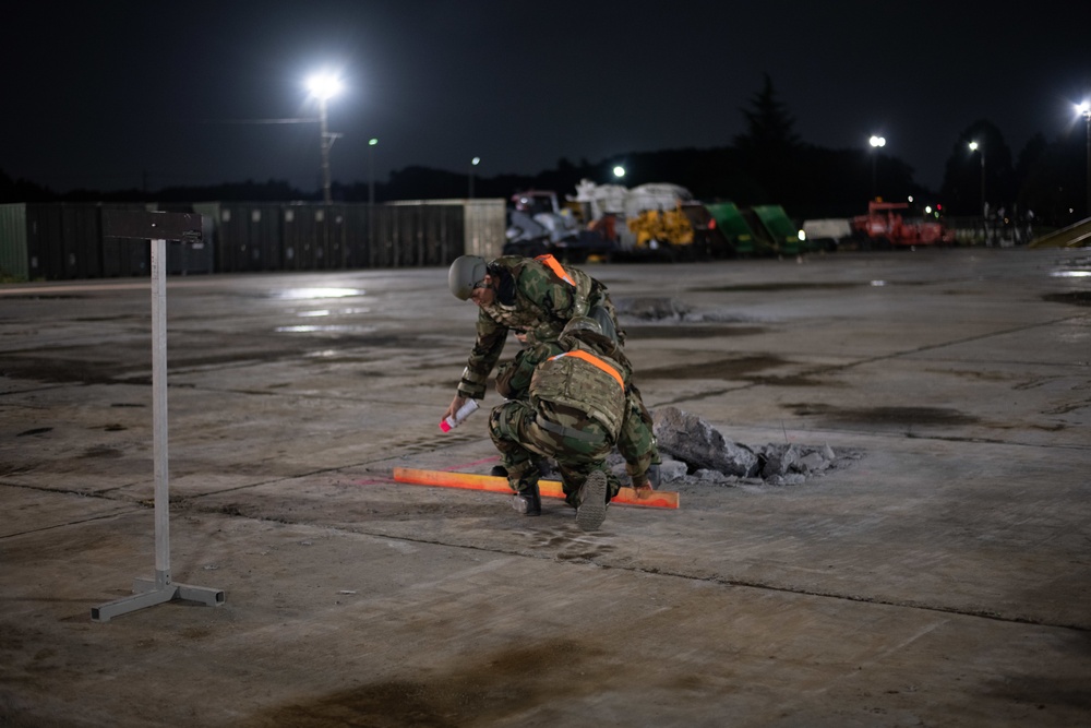 374th CES perform Rapid Airfield Damage Repair during SRI