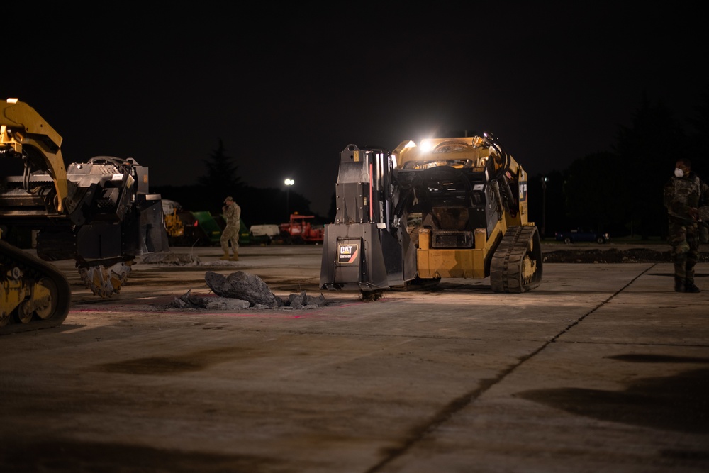 374th CES perform Rapid Airfield Damage Repair during SRI
