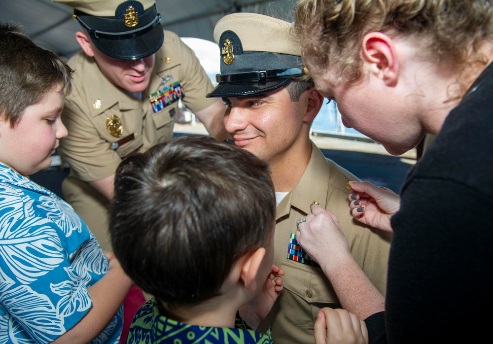 USS Frank Cable CPO Pinning Ceremony