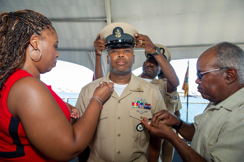 USS Frank Cable CPO Pinning Ceremony