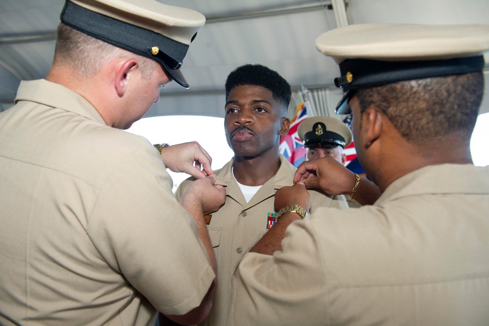 USS Frank Cable CPO Pinning Ceremony