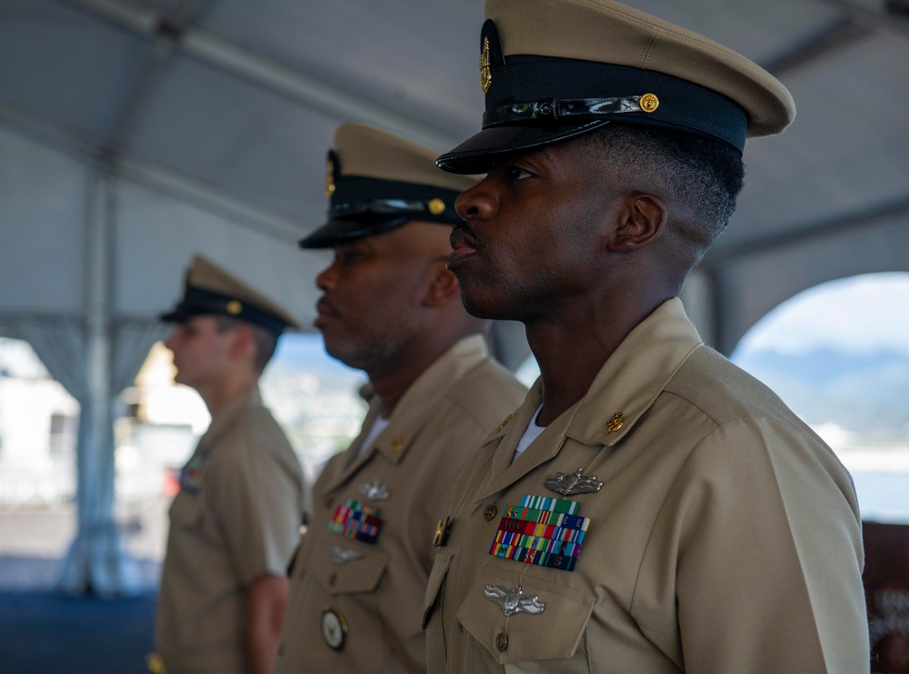 USS Frank Cable CPO Pinning Ceremony