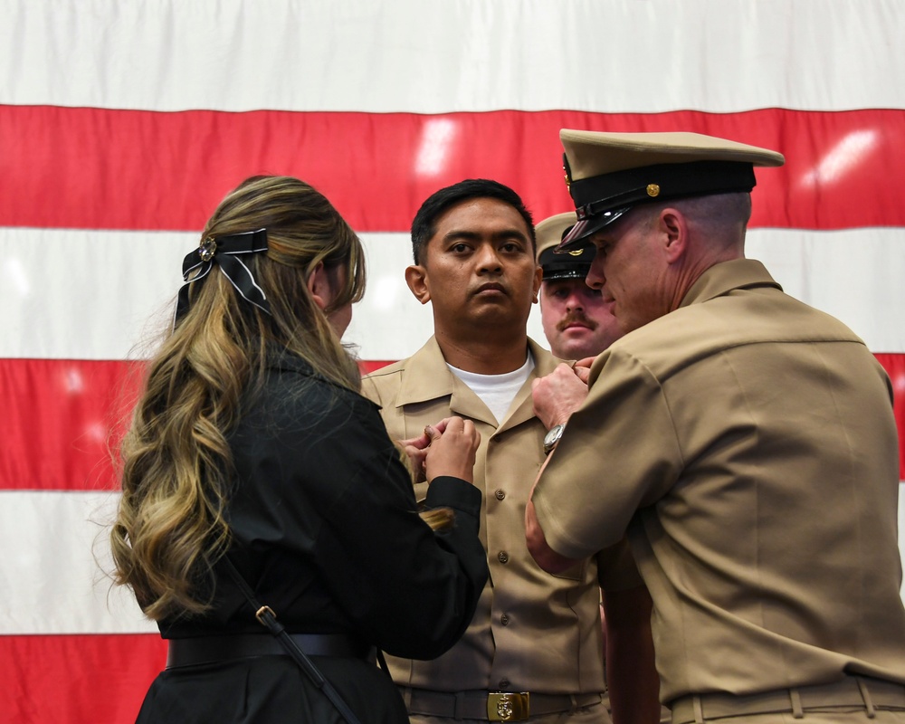 USS America Holds Chief Pinning Ceremony