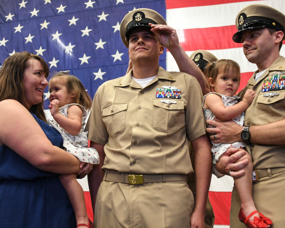 USS America Holds Chief Pinning Ceremony