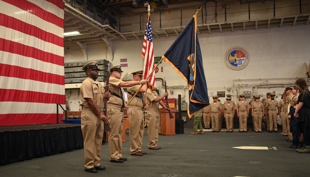 USS America Holds Chief Pinning Ceremony