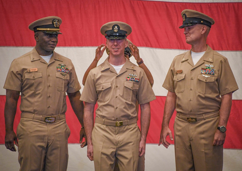 USS America Holds Chief Pinning Ceremony