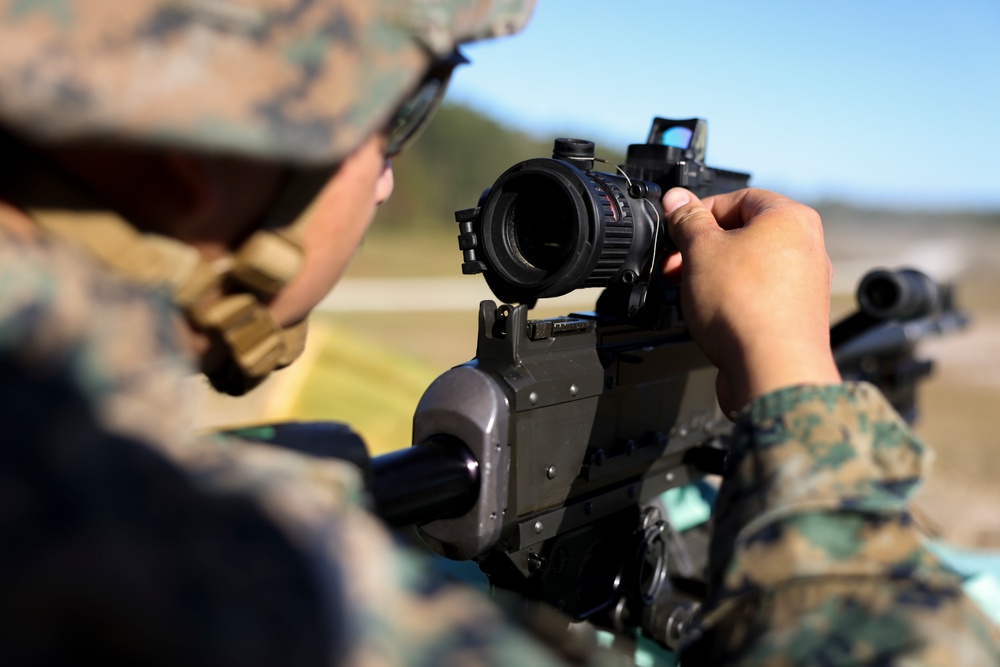 II Marine Expeditionary Force Support Battalion Machine Gun Live-Fire Range