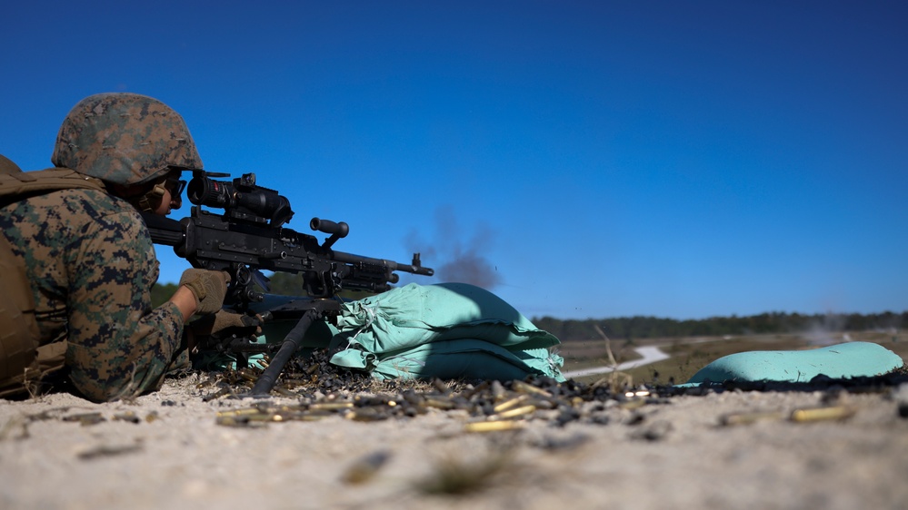 II Marine Expeditionary Force Support Battalion Machine Gun Live-Fire Range