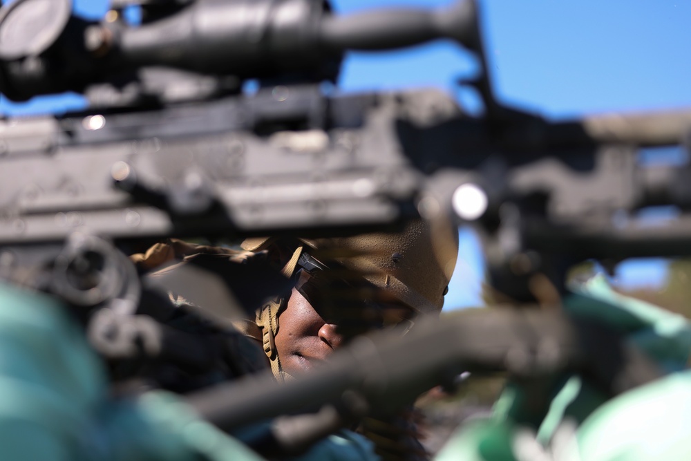 II Marine Expeditionary Force Support Battalion Machine Gun Live-Fire Range