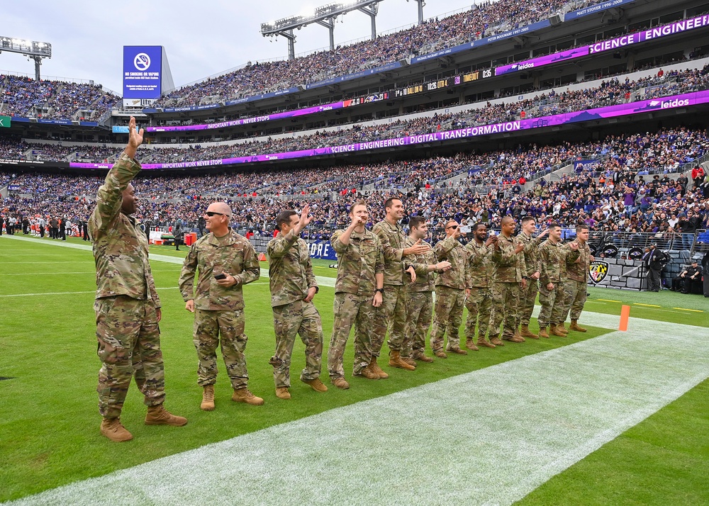 Baltimore Ravens hosts Military Appreciation Day