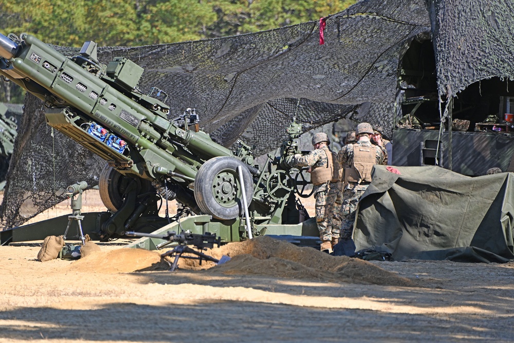 Fort Dix – 3rd BN 14th USMC HQ Howitzer Artillery Live Fire 21 OCT 2022