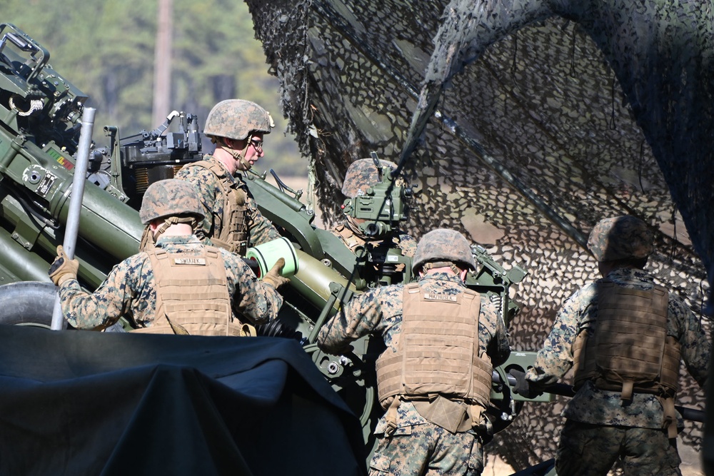 Fort Dix – 3rd BN 14th USMC HQ Howitzer Artillery Live Fire 21 OCT 2022