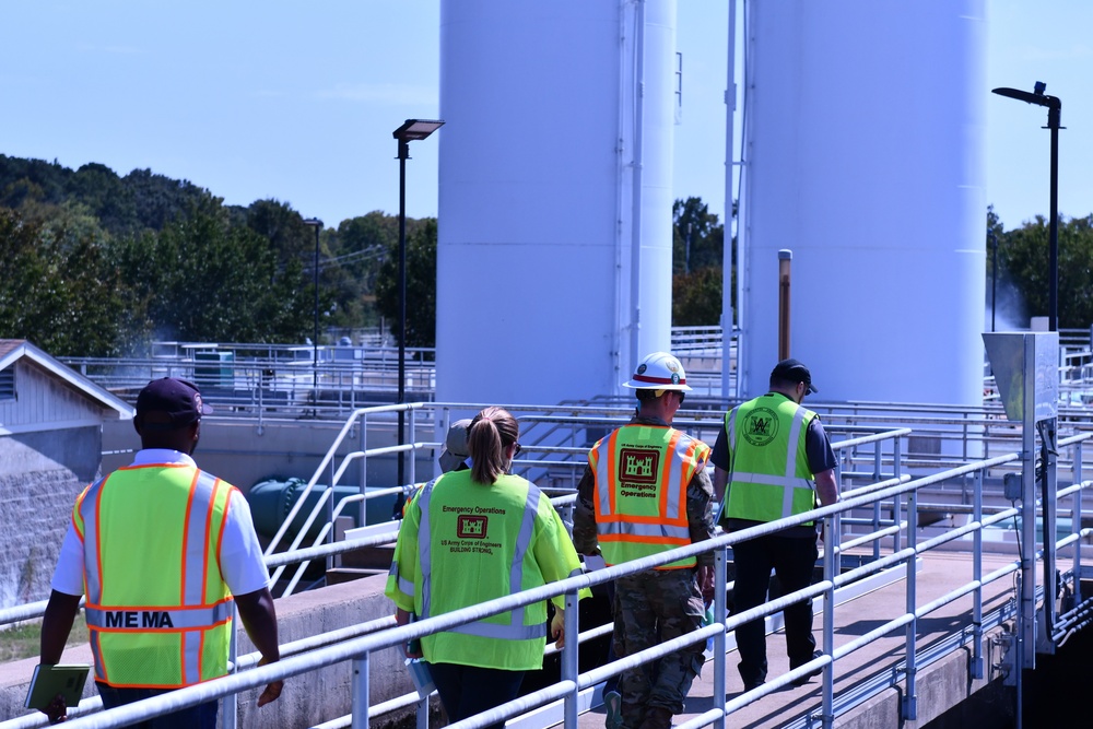 USACE Vicksburg District takes part in interagency assessments of O.B. Curtis Water Treatment Plant for Jackson water crisis